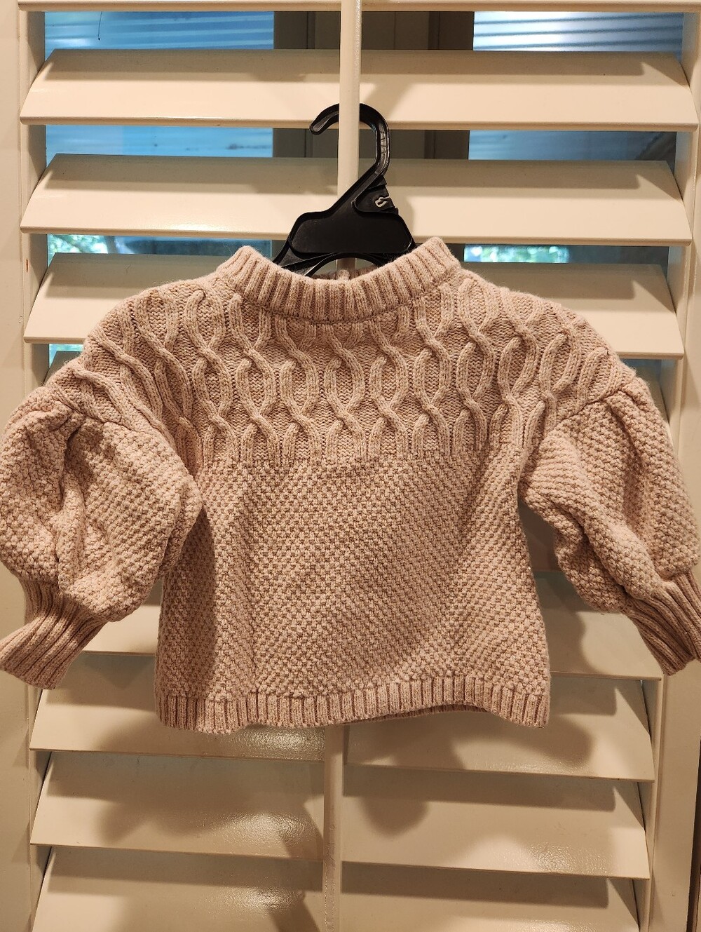 Janie And Jack Girl's Knit Sweater, Size 12-18M